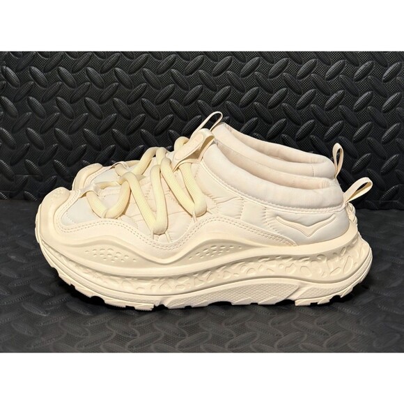 New Hoka One One Ora Primo Vanilla OFF WHITE Slip On 1141570 WOMEN 11.5 Men 10.5 - Picture 10 of 16